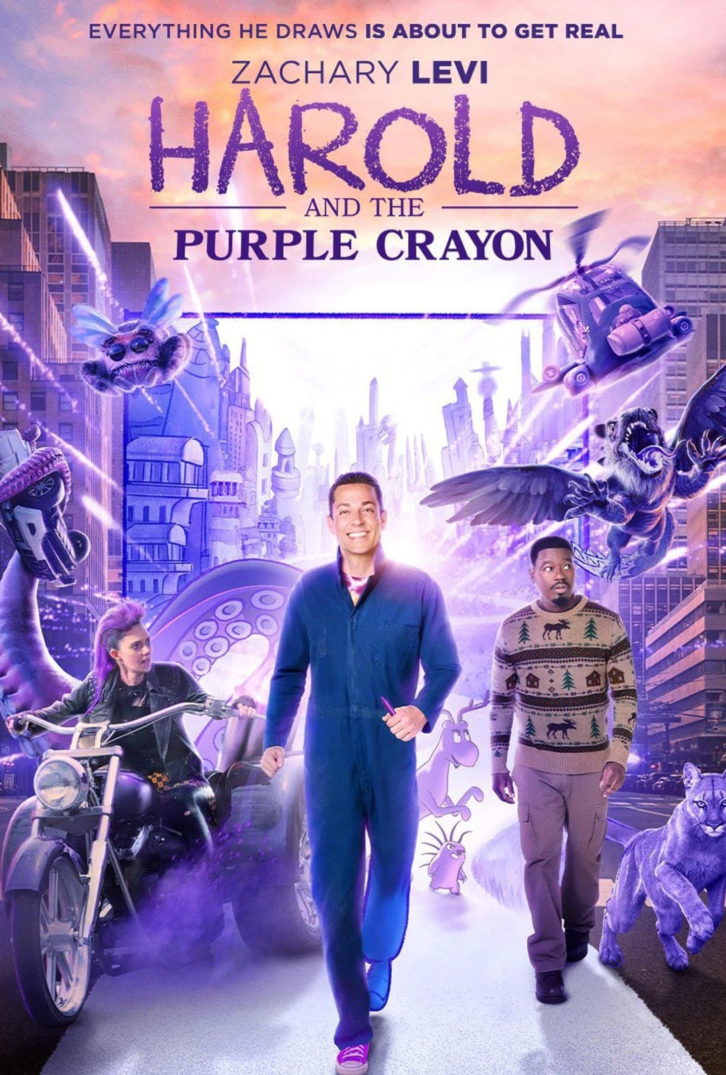 ดูหนังออนไลน์ฟรี Harold and the Purple Crayon (2024) แฮโรลด์กับสีเทียนมหัศจรรย์